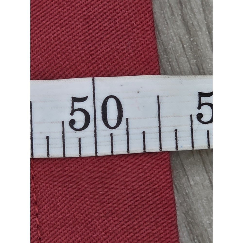 NWT VTG Mainstreet Blues Red Maxi Dress Women's 16W Button Side Pockets Plus - Picture 4 of 6